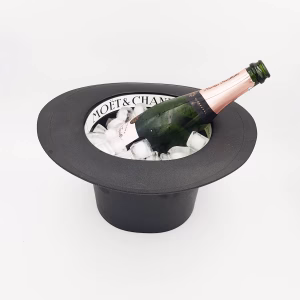 Vintage 1980s Ice bucket shape of a top hat