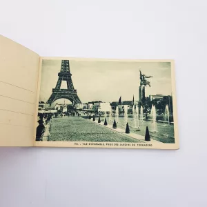 Antique souvenir postcards Paris International Exposition of Art and Technology in Modern Life 1937