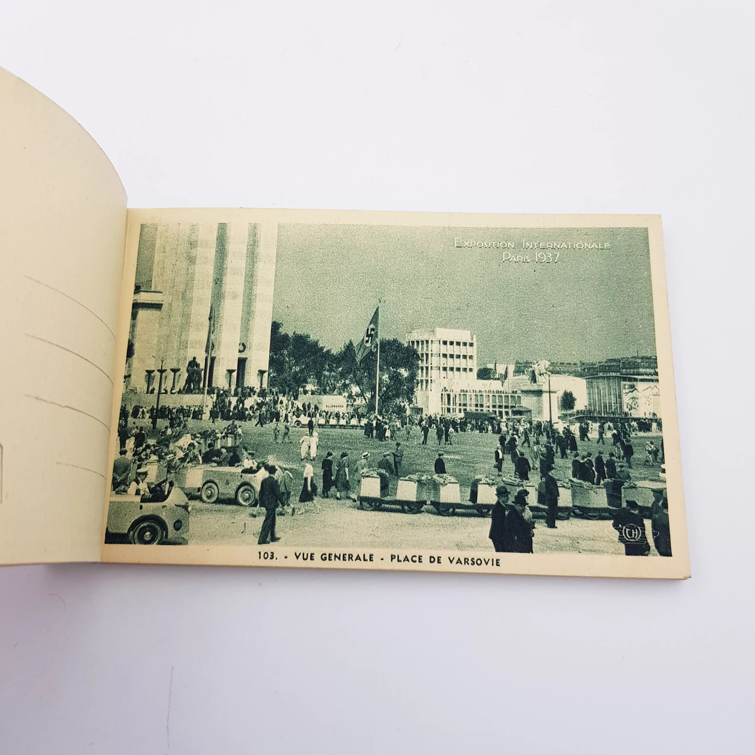 Antique souvenir postcards Paris International Exposition of Art and Technology in Modern Life 1937
