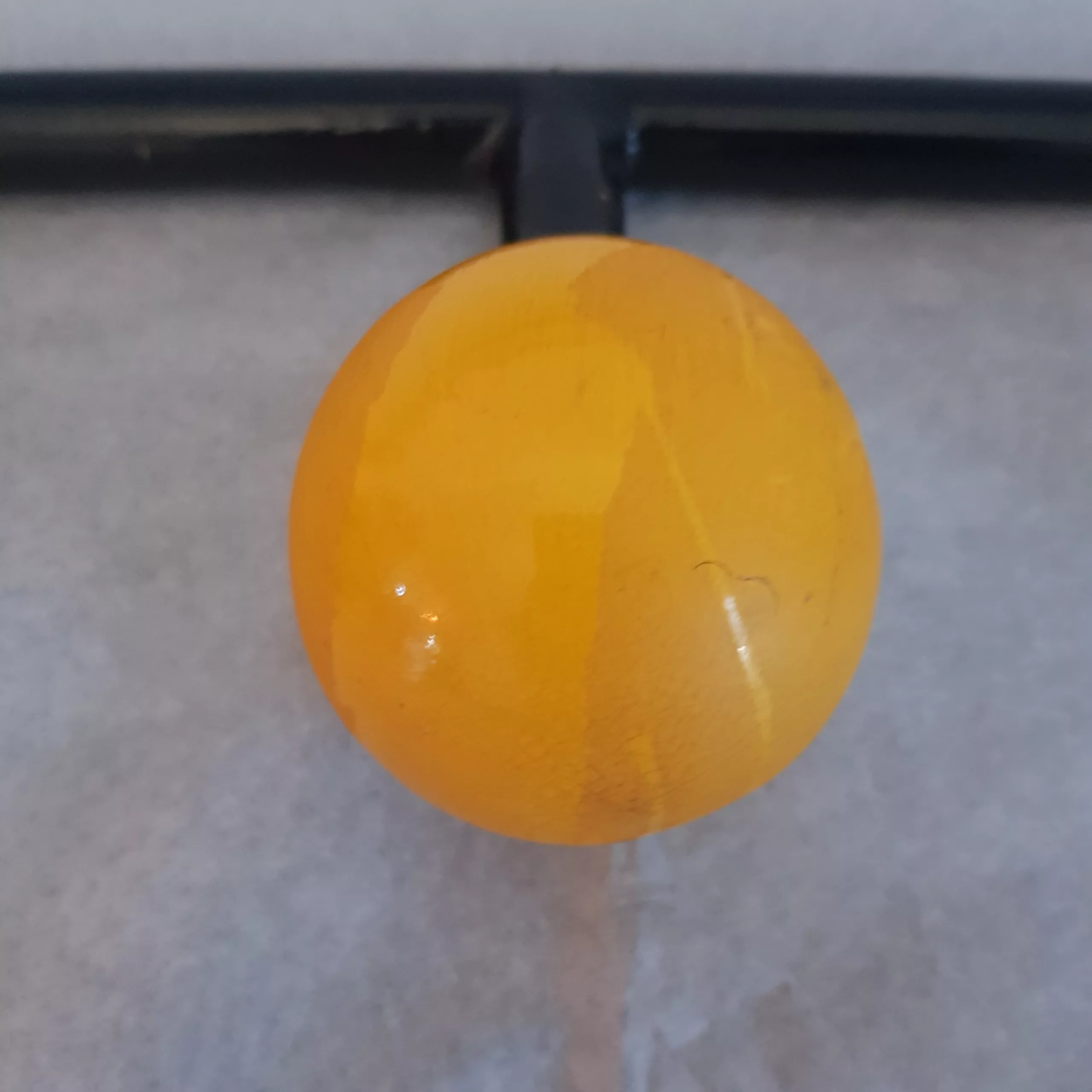 Vintage coat rack metal 5 wood colored hangers