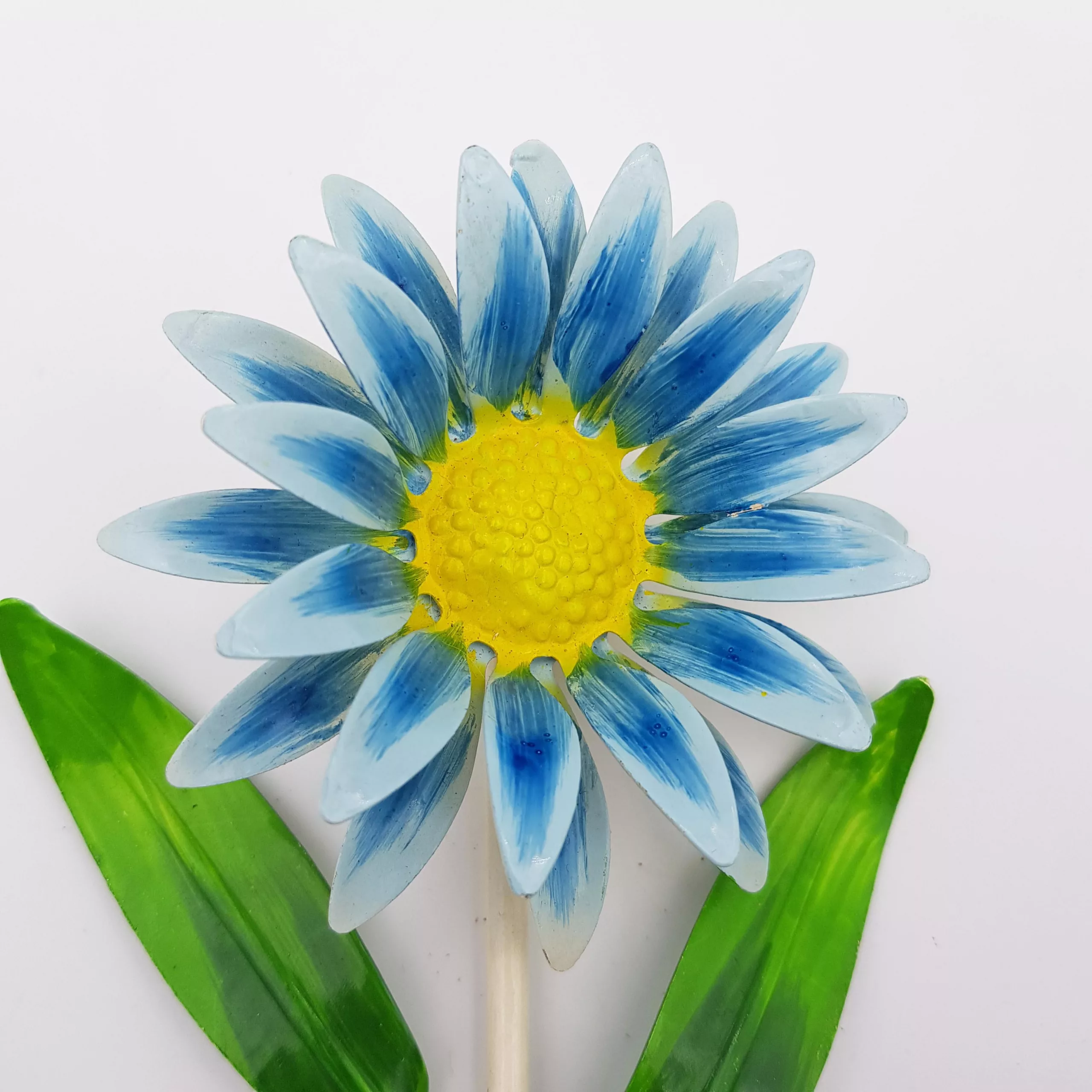 3 vintage metal towel pegs shape of flowers