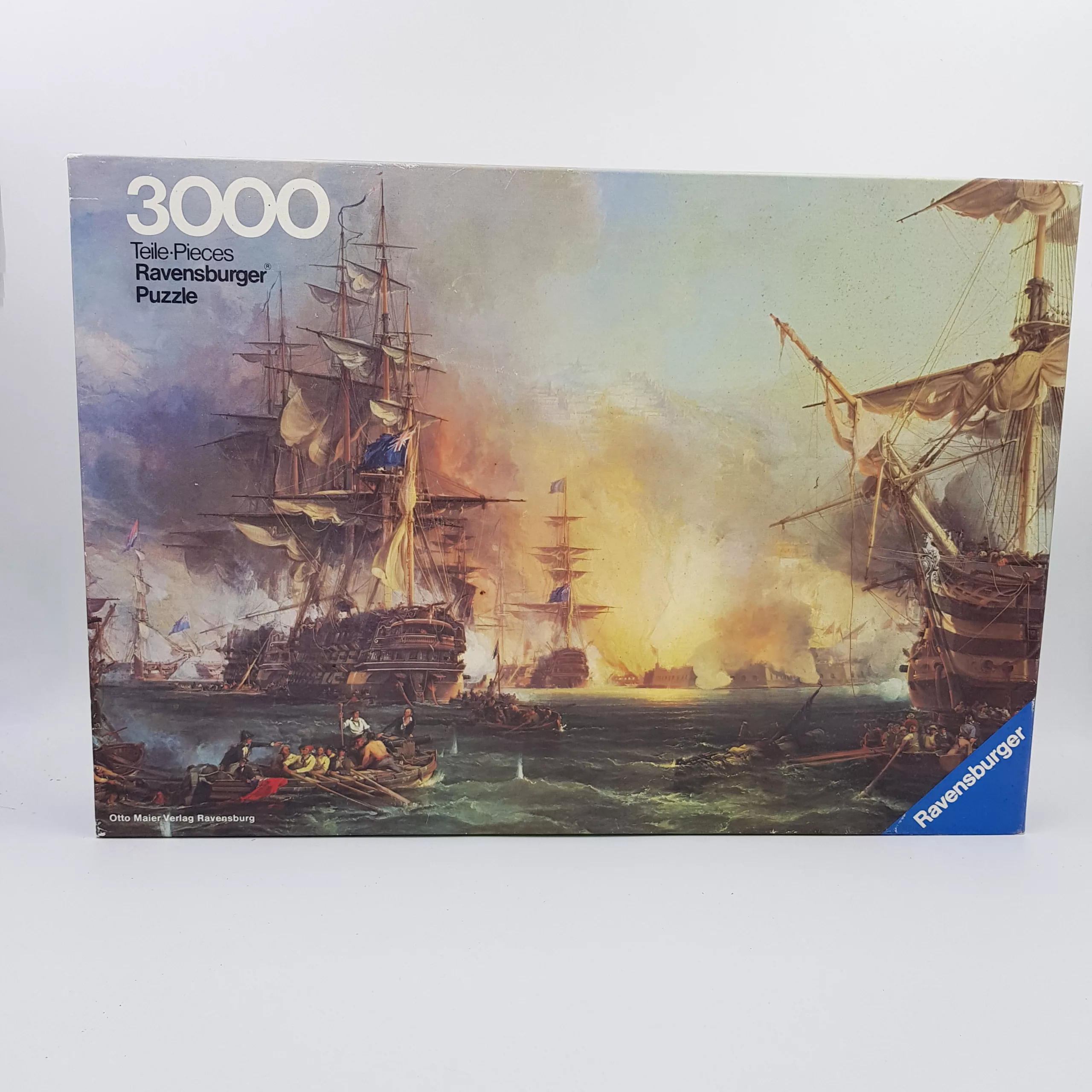 Vintage puzzle 3000 pieces Bombardment of Algiers Ravensburger 1981