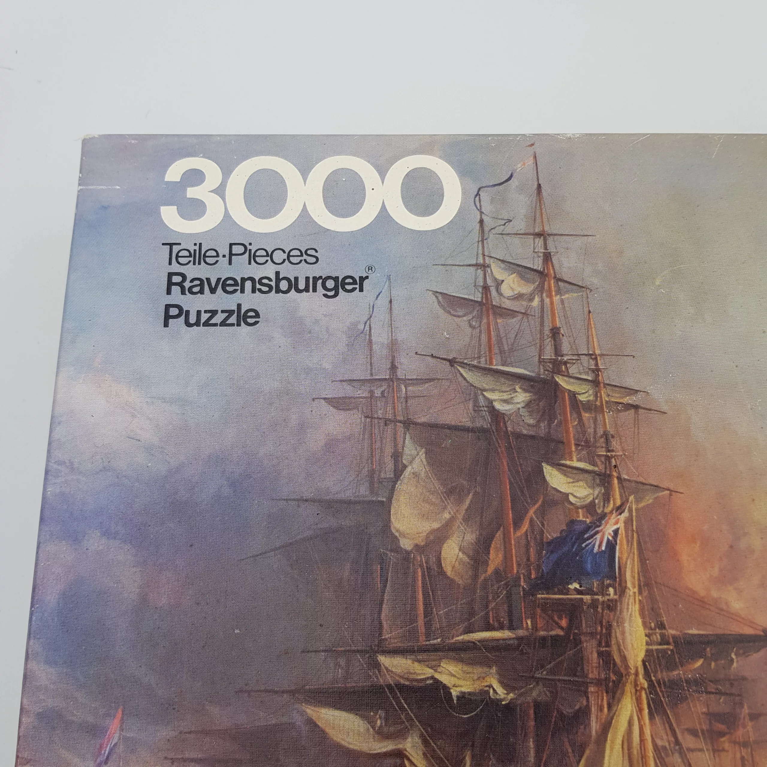 Vintage puzzle 3000 pieces Bombardment of Algiers Ravensburger 1981
