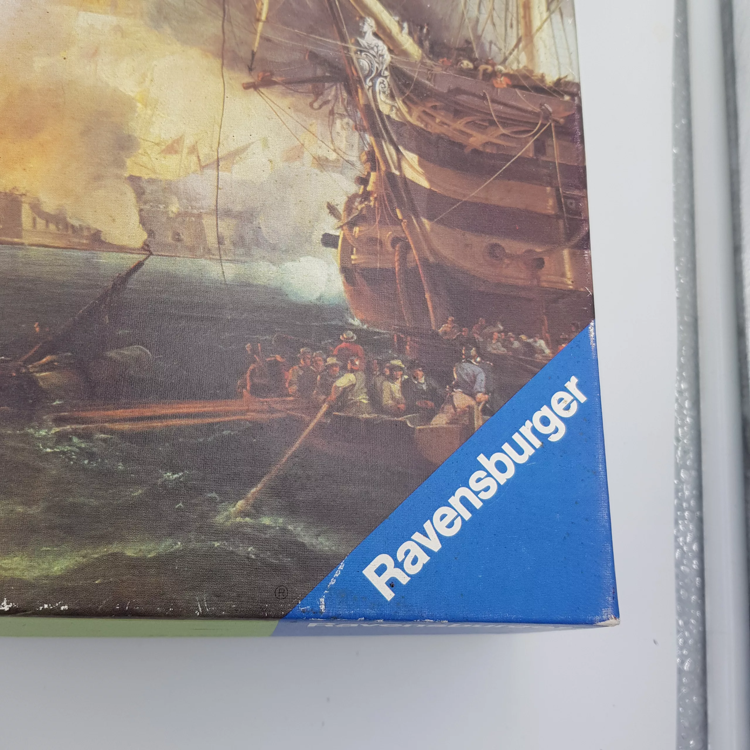 Vintage puzzle 3000 pieces Bombardment of Algiers Ravensburger 1981