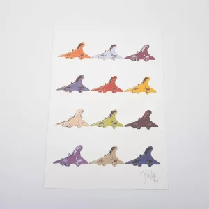 Air France Concorde Menu 2001 by Jean Boggio