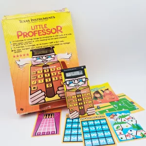 Texas Instruments Little Professor vintage calculator 1980s