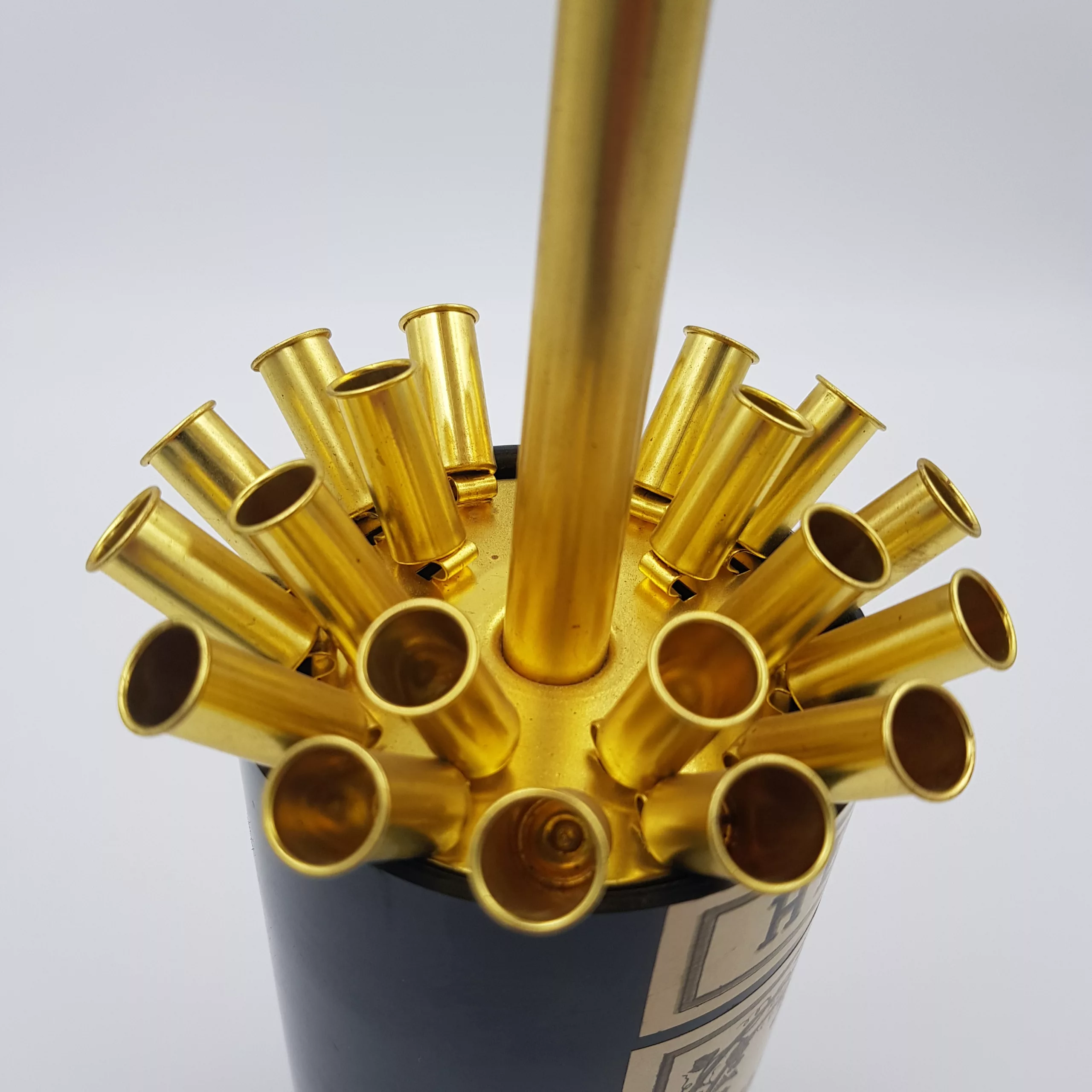 Vintage cigarettes dispenser shape of a bottle of cognac Hennessy musical box