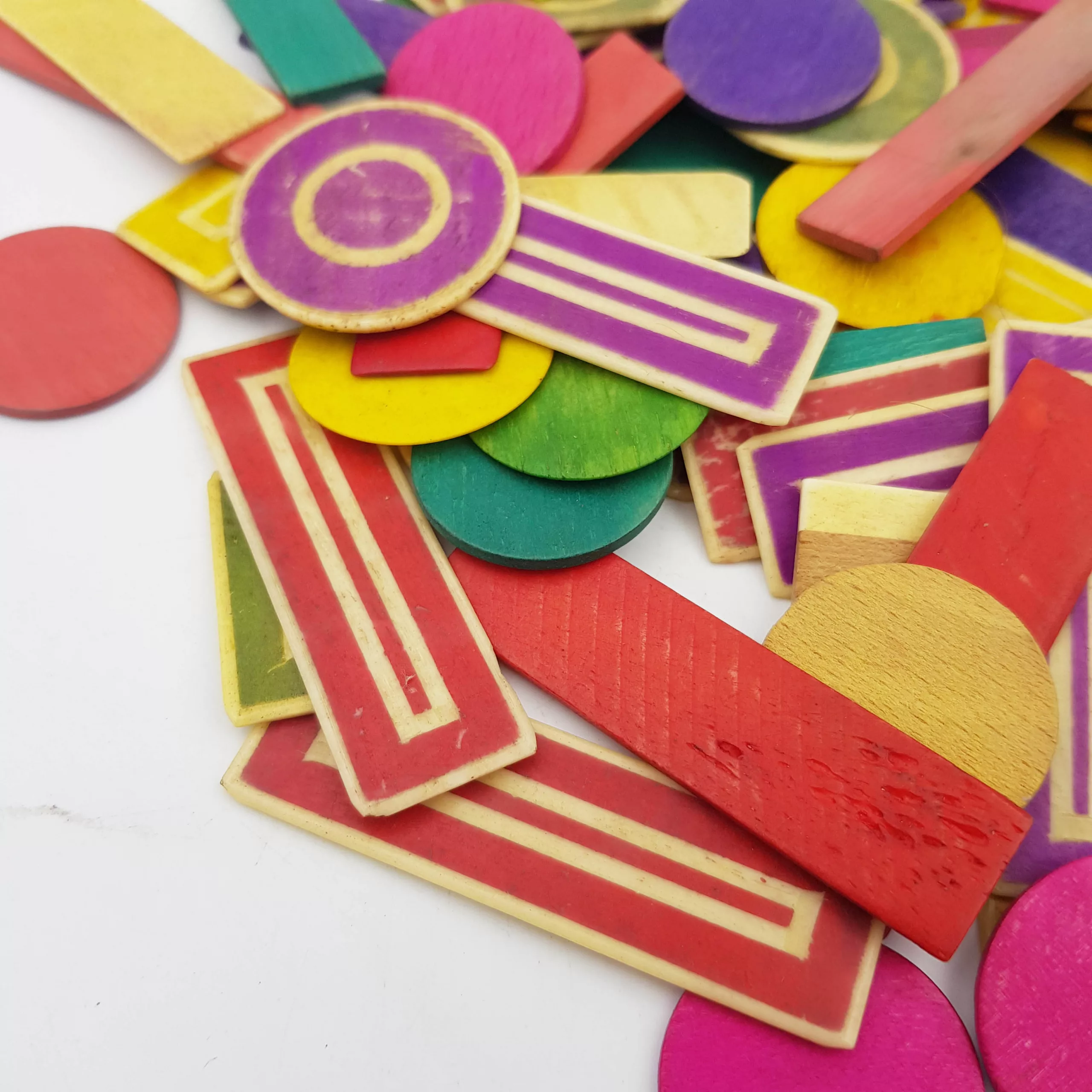 200+ vintage gaming counters wood and plastic