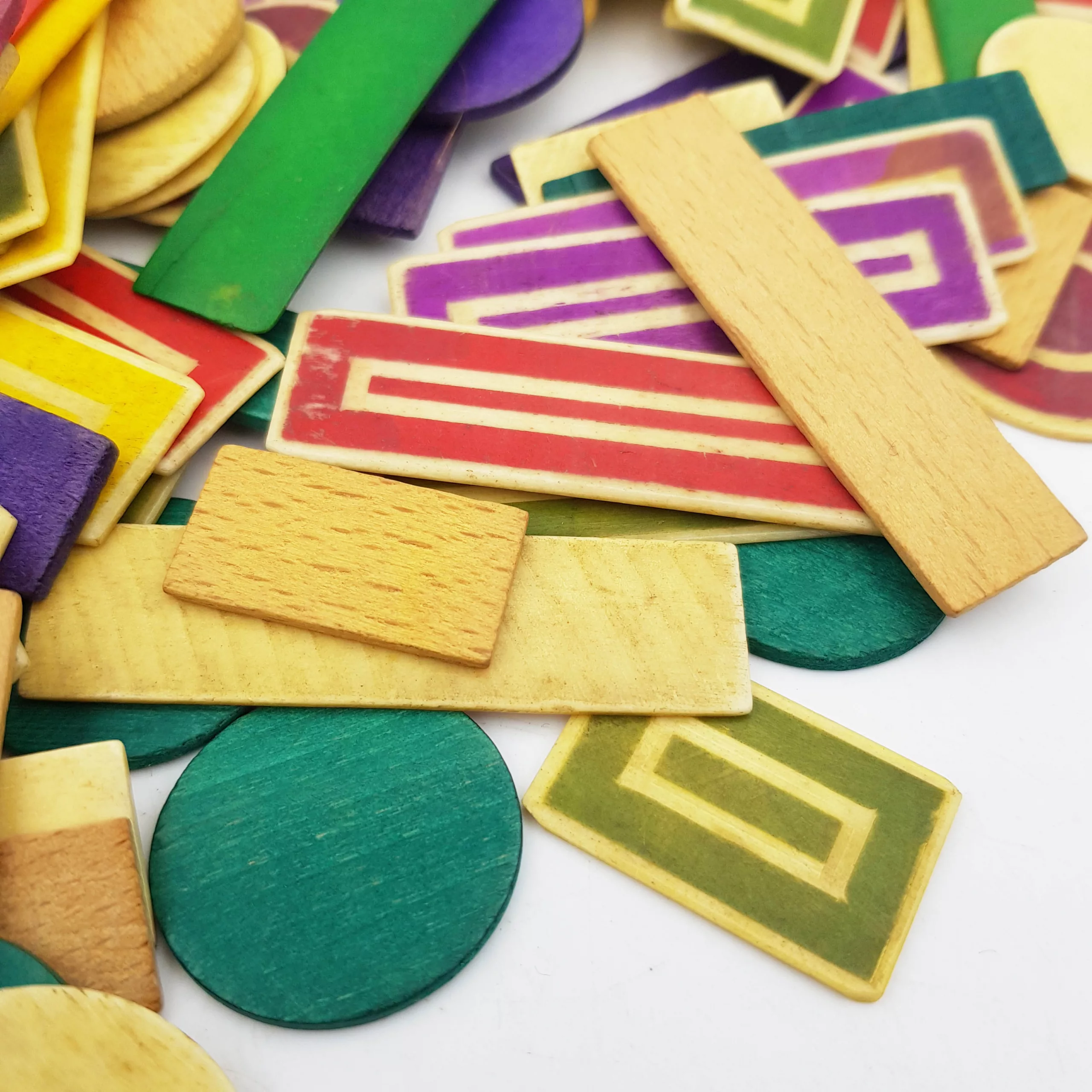 200+ vintage gaming counters wood and plastic