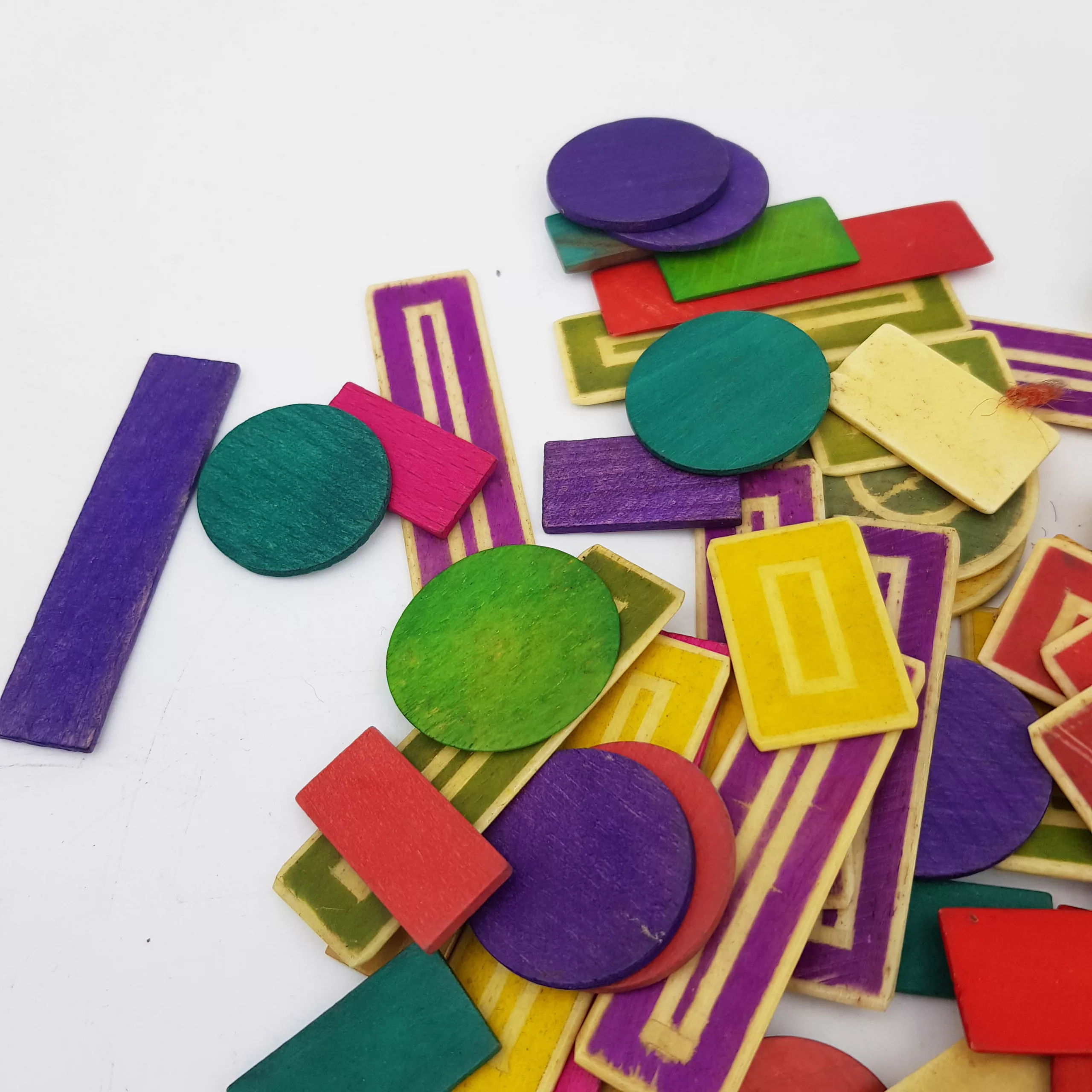 200+ vintage gaming counters wood and plastic