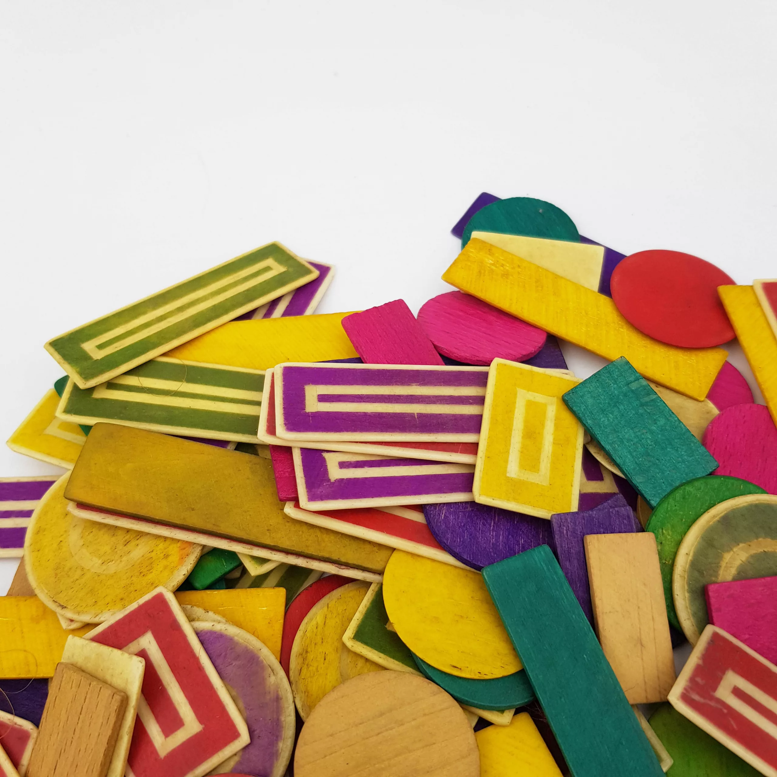 200+ vintage gaming counters wood and plastic