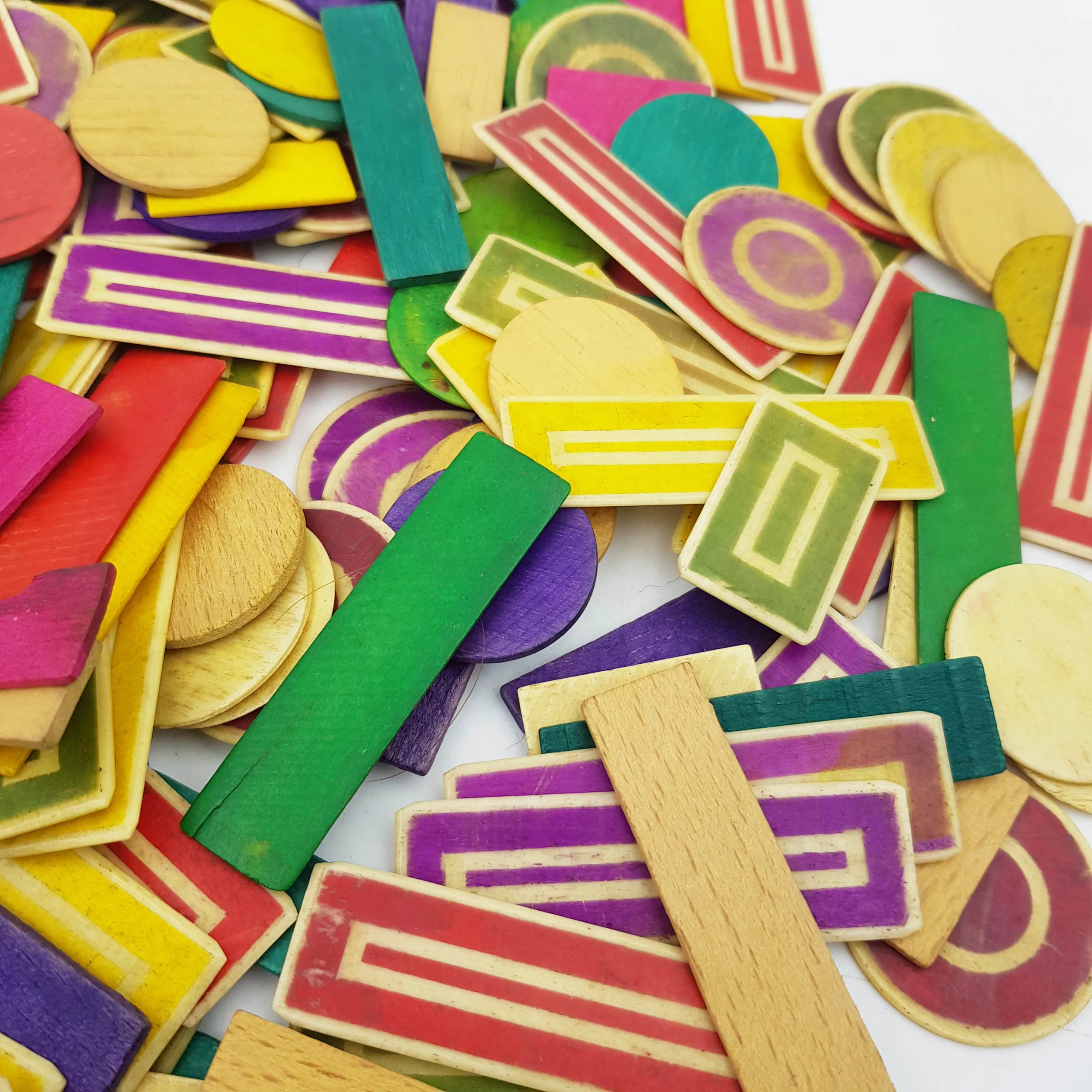 200+ vintage gaming counters wood and plastic