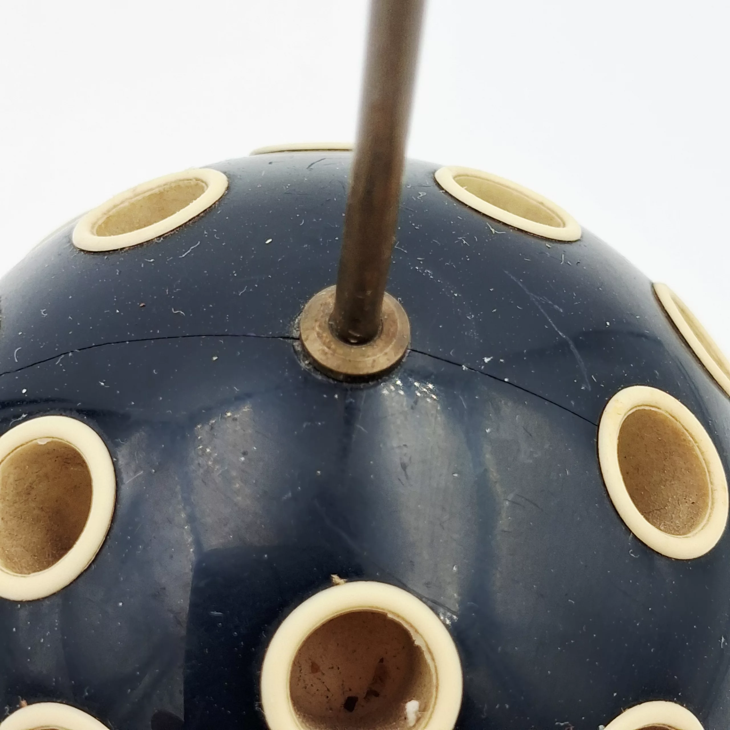 Vintage cigarettes dispenser Sputnik black & white