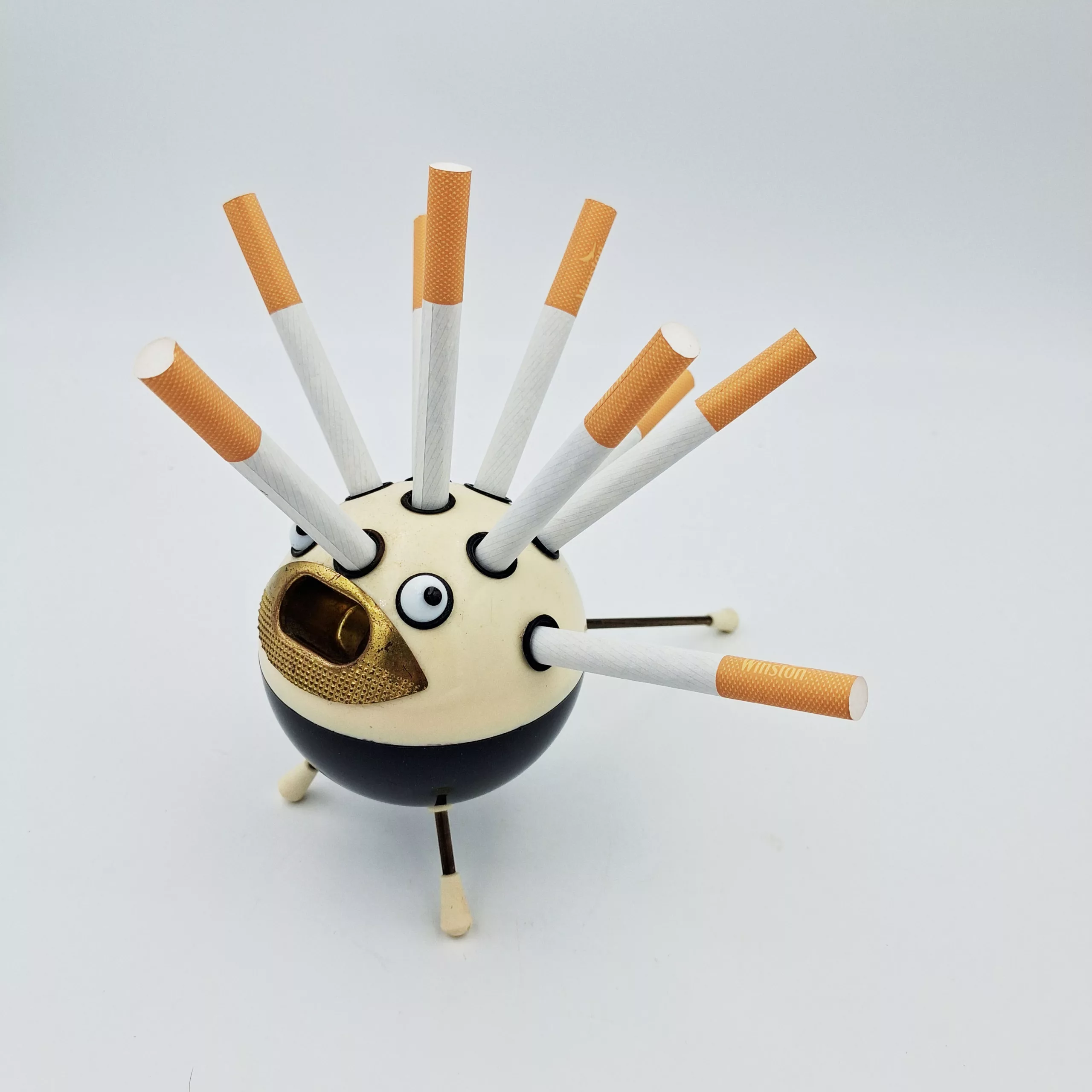 Vintage cigarettes dispenser Sputnik with ashtray