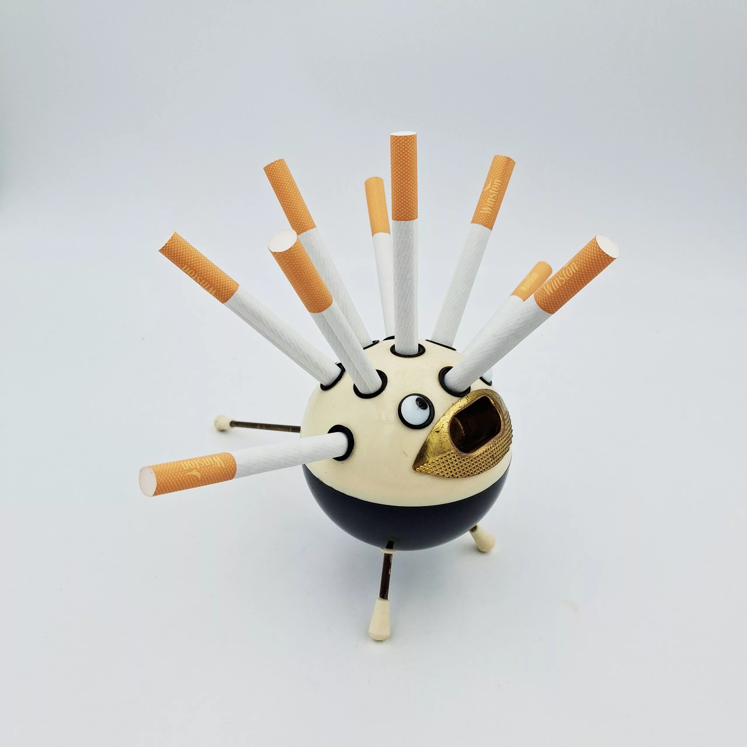 Vintage cigarettes dispenser Sputnik with ashtray